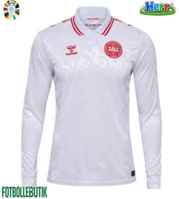 Danmark Bortatröja EM 2024 Långärmad